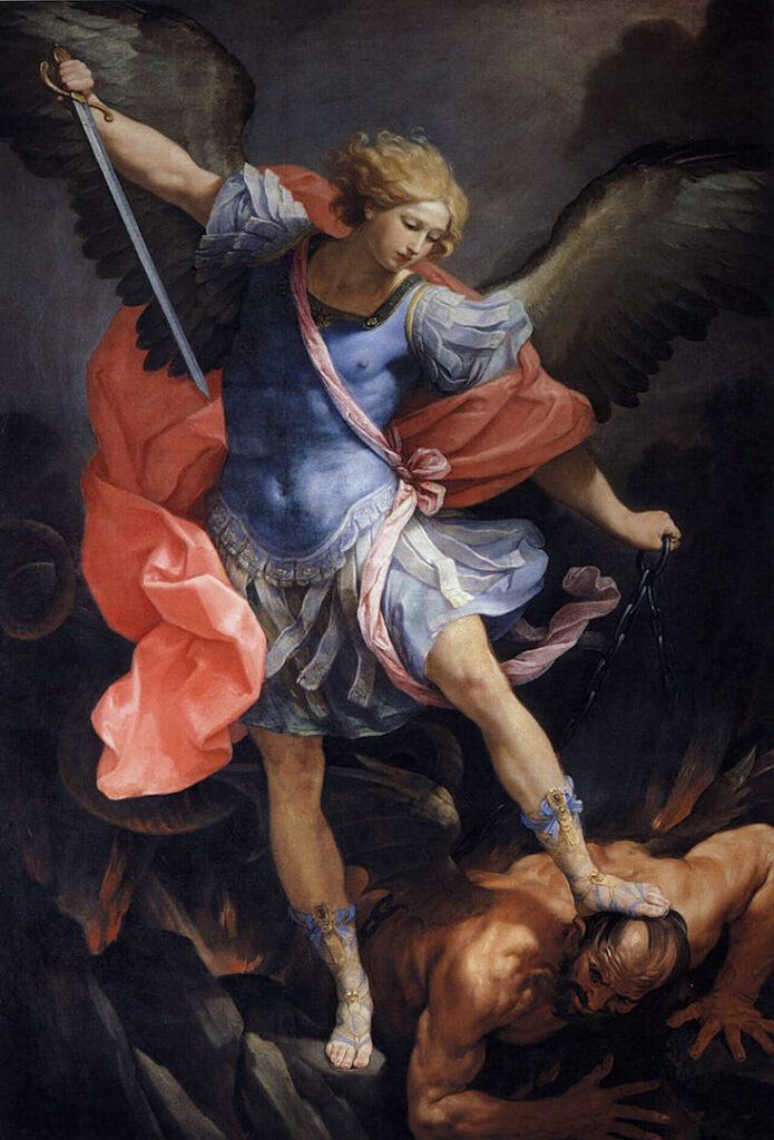 San Michele Arcangelo sconfigge Satana di Guido Reni